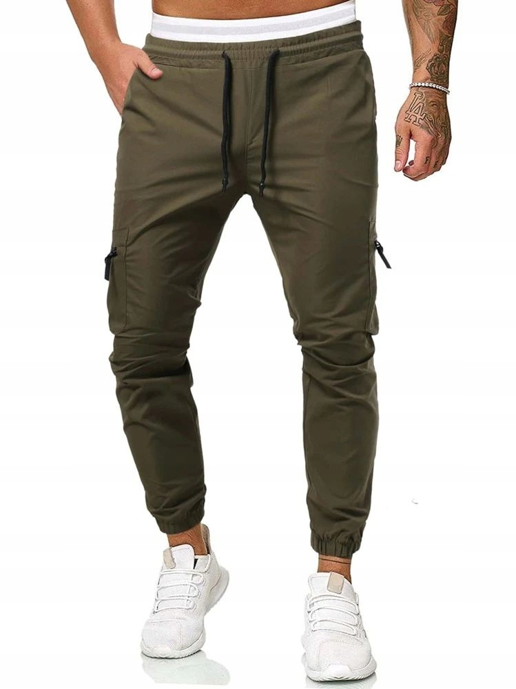 shein> KHAKI NOHAVICE VIAZANIE (37)