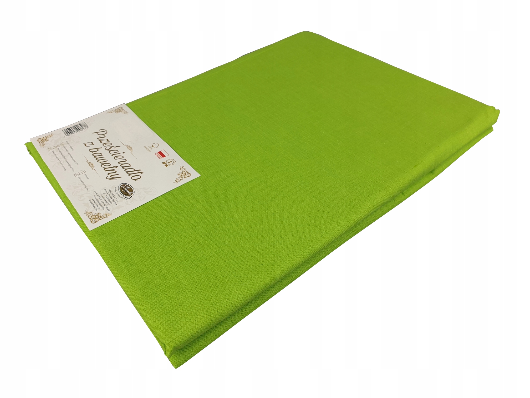 

Prześcieradło Bawełniane 160x220 Bez Gumki Polskie