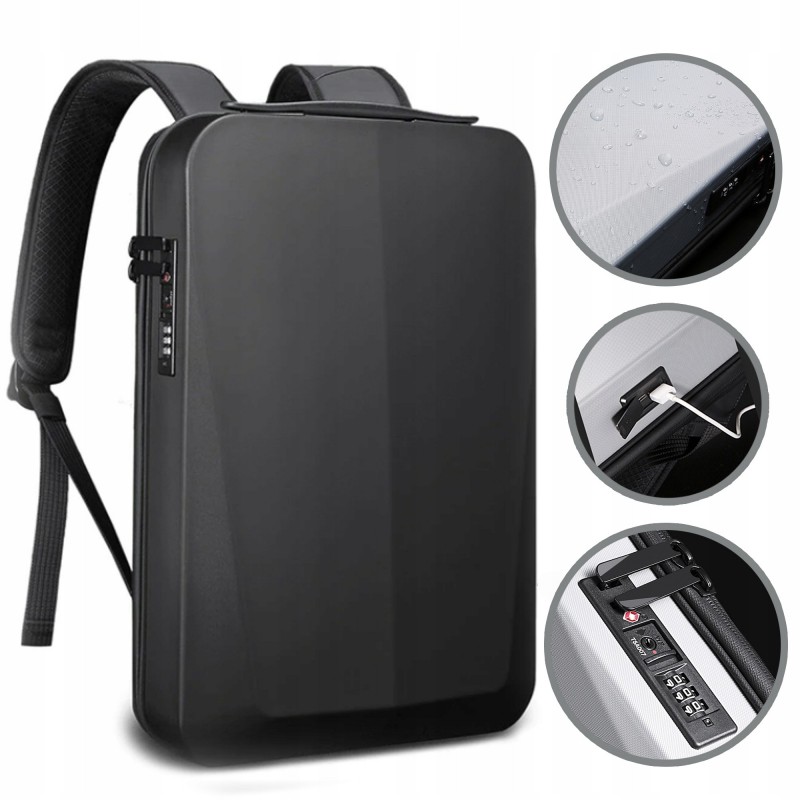 Protikrádežový Batoh na Notebook elegantný Bange kufor Mestská Škrupina