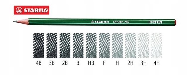 OŁÓWEK STABILO TWARDOŚĆ 3H BEZ GUMKI Twardość 3H