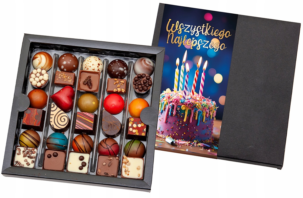 Levně Bonboniéra na narozeniny 250 g dárek čokolády