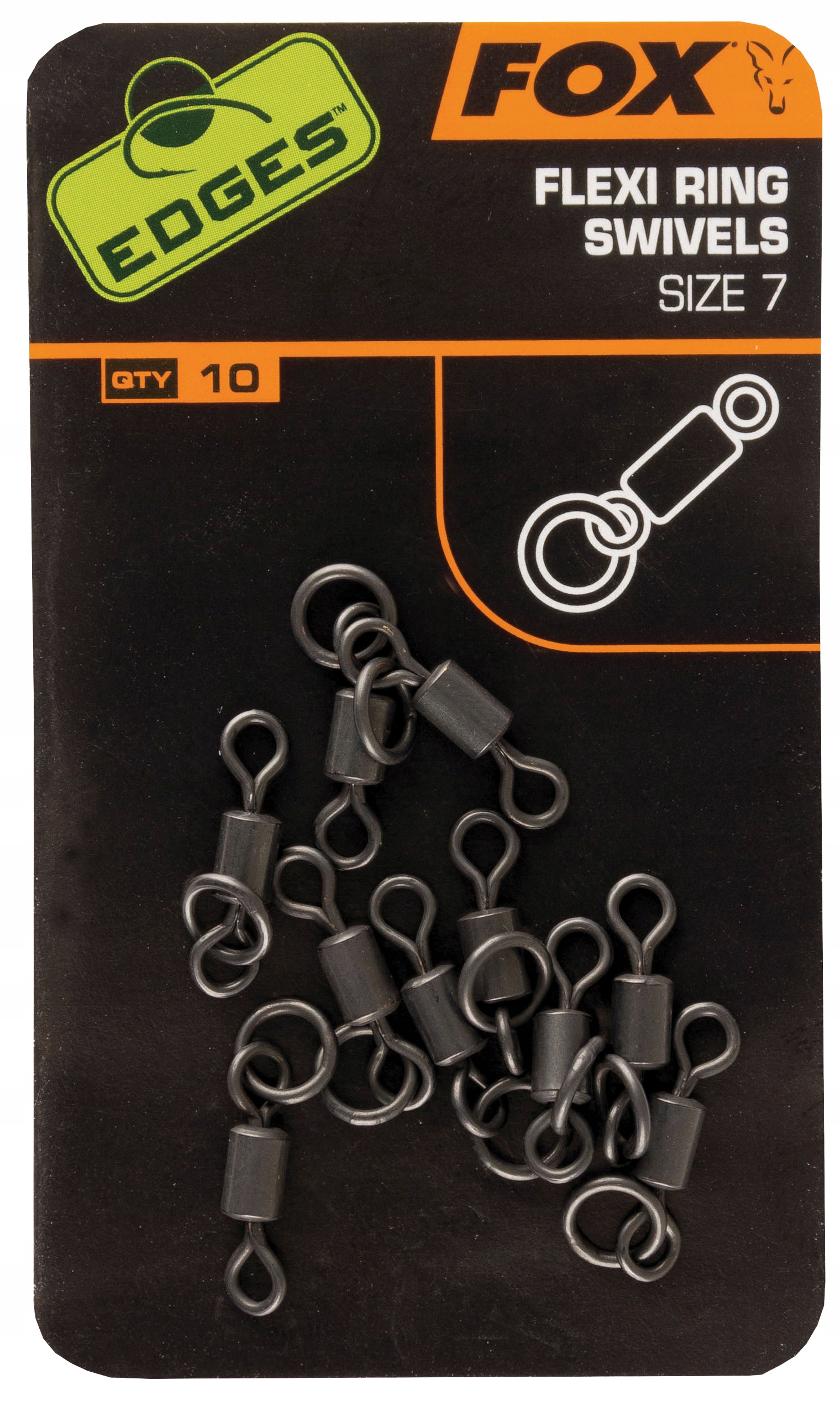 Krętlik Fox flexi ring swivel rozmiar7