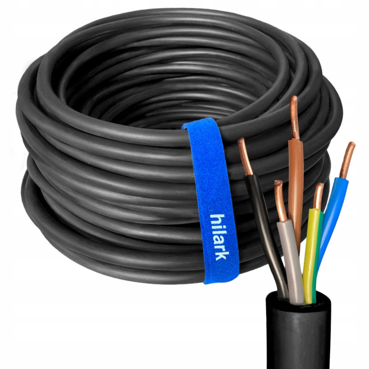 Zemný kábel Yky 5x2,5 mm² Elektrický 0,6/1 kV Nyy-j 25 m