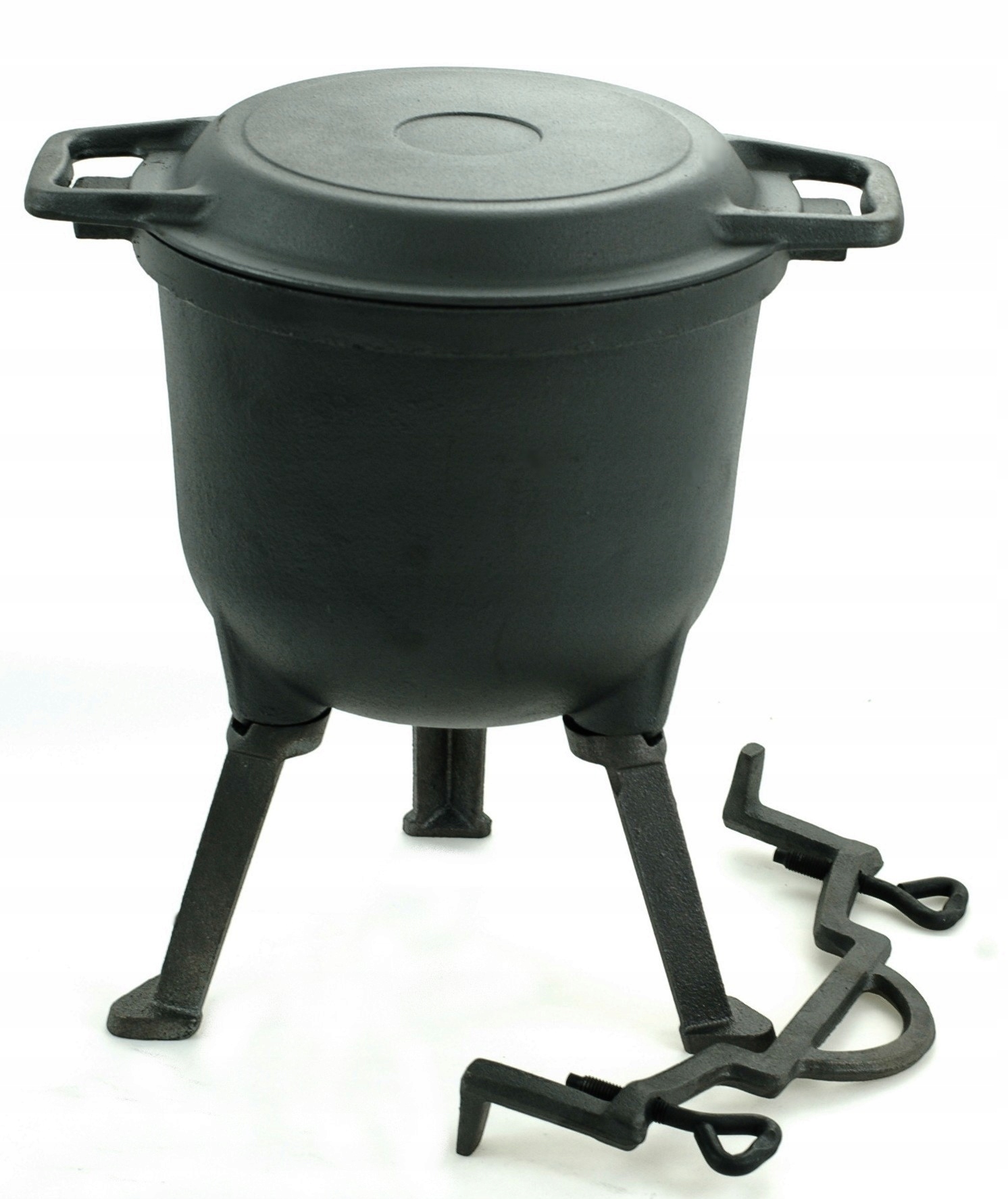 KOCIOŁEK EMALIOWANY 8L Pokrywa 2w1 PATELNIA Grill EAN (GTIN) 5908298002117