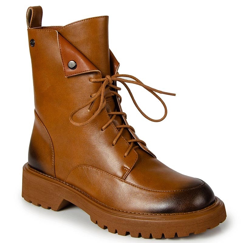 Maciejka K7749-29/00-7 Hnědé Kožené Kotníkové Boty 37