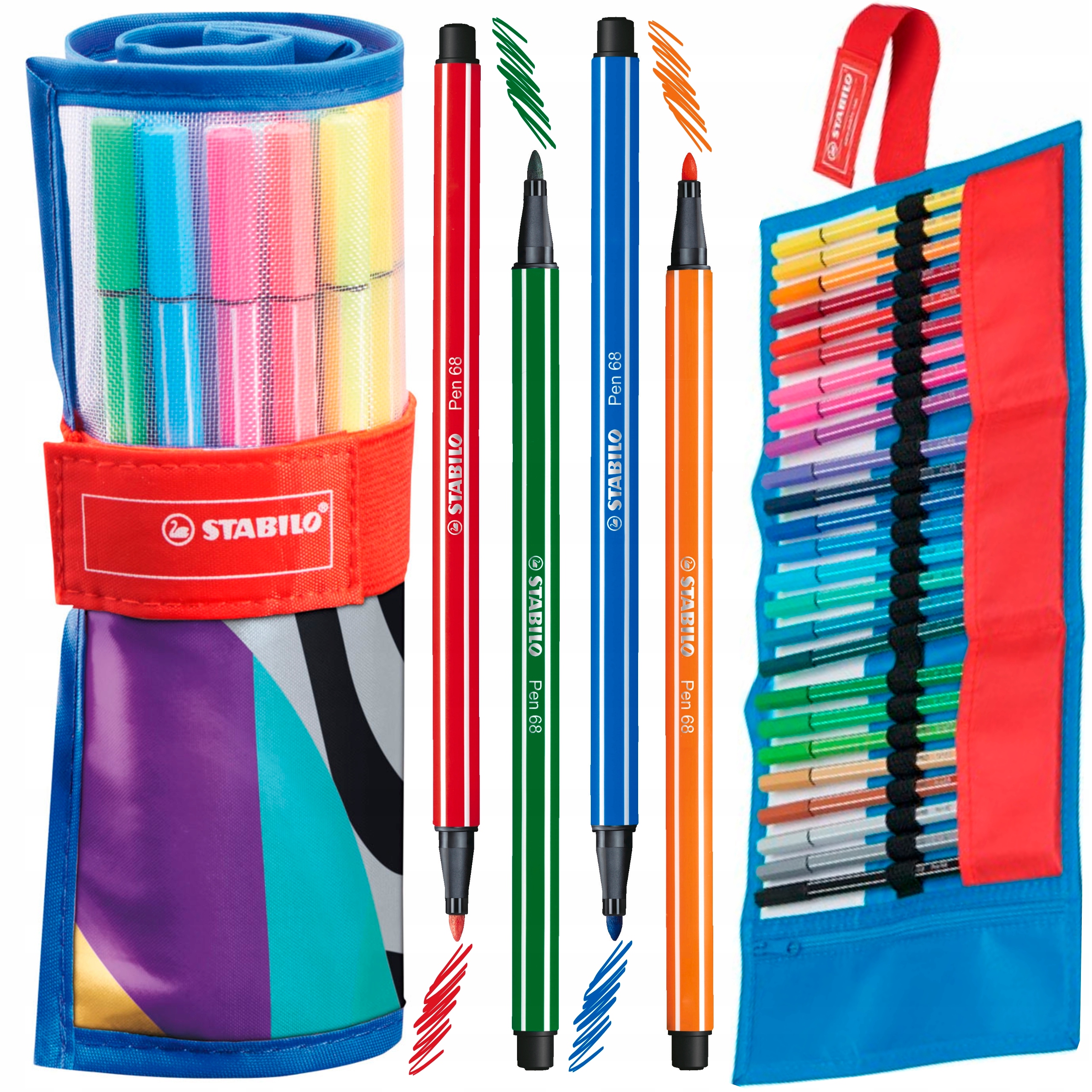

Pisaki flamastry Stabilo Pen 68 25 kol w piórniku