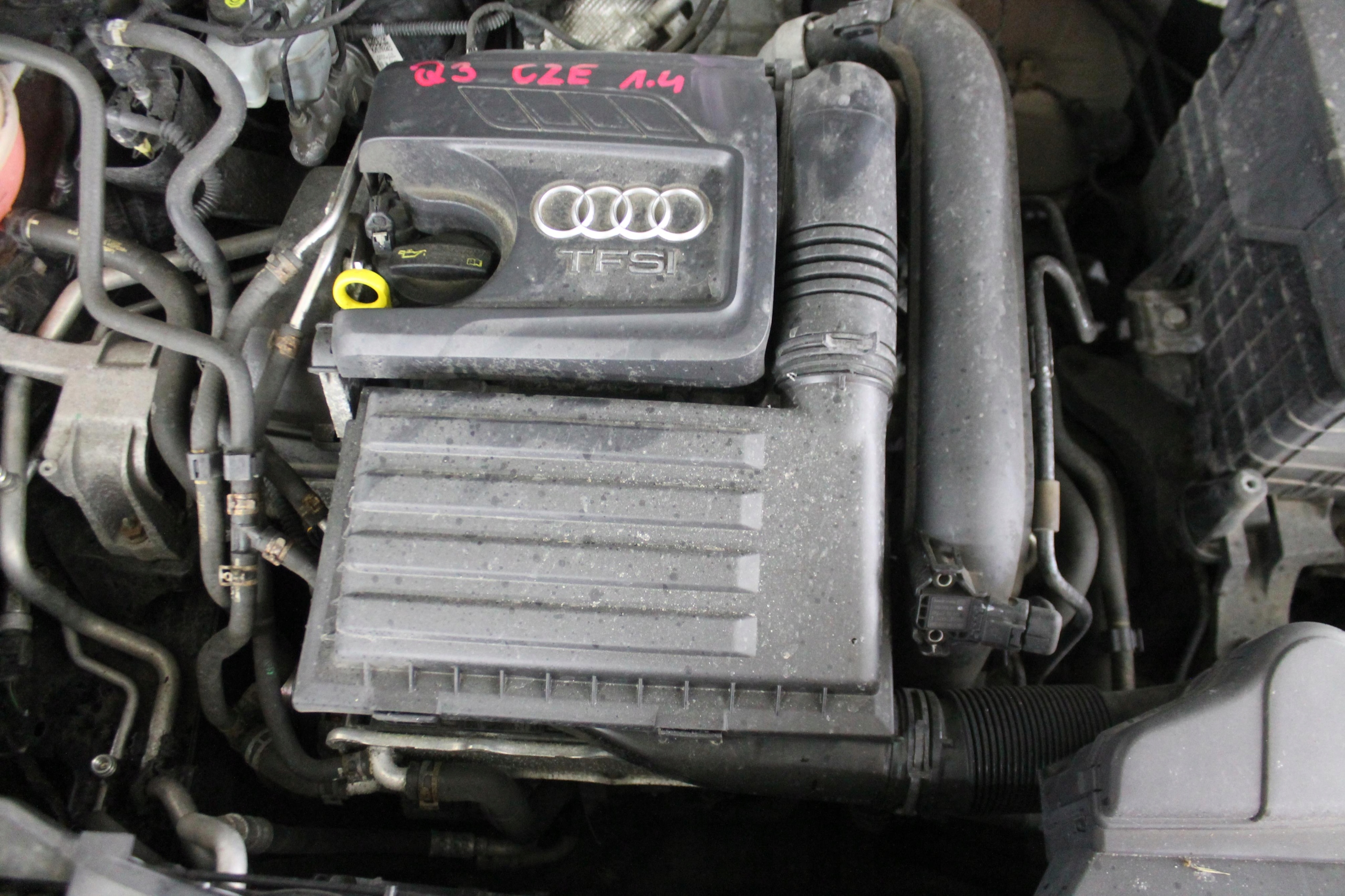 engine unprotected pillar CZE 1.4 TFSI 150 KM AUDI Q3 8U LIFT 14-18