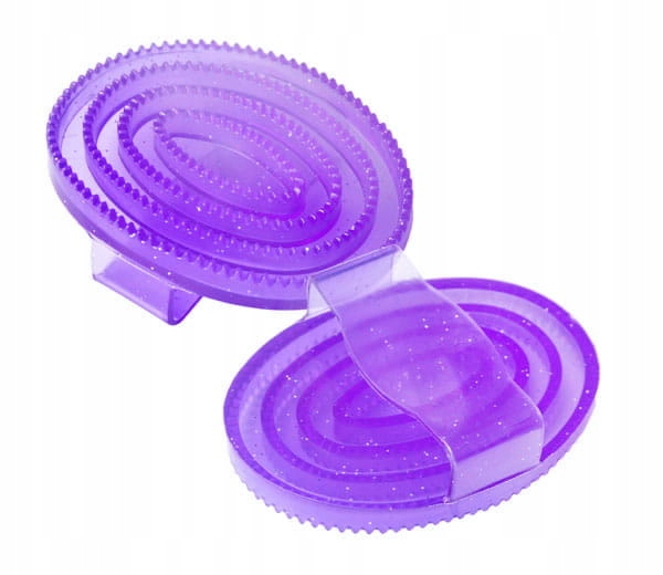 

Zgrzebło Start Gell glitter fioletowe