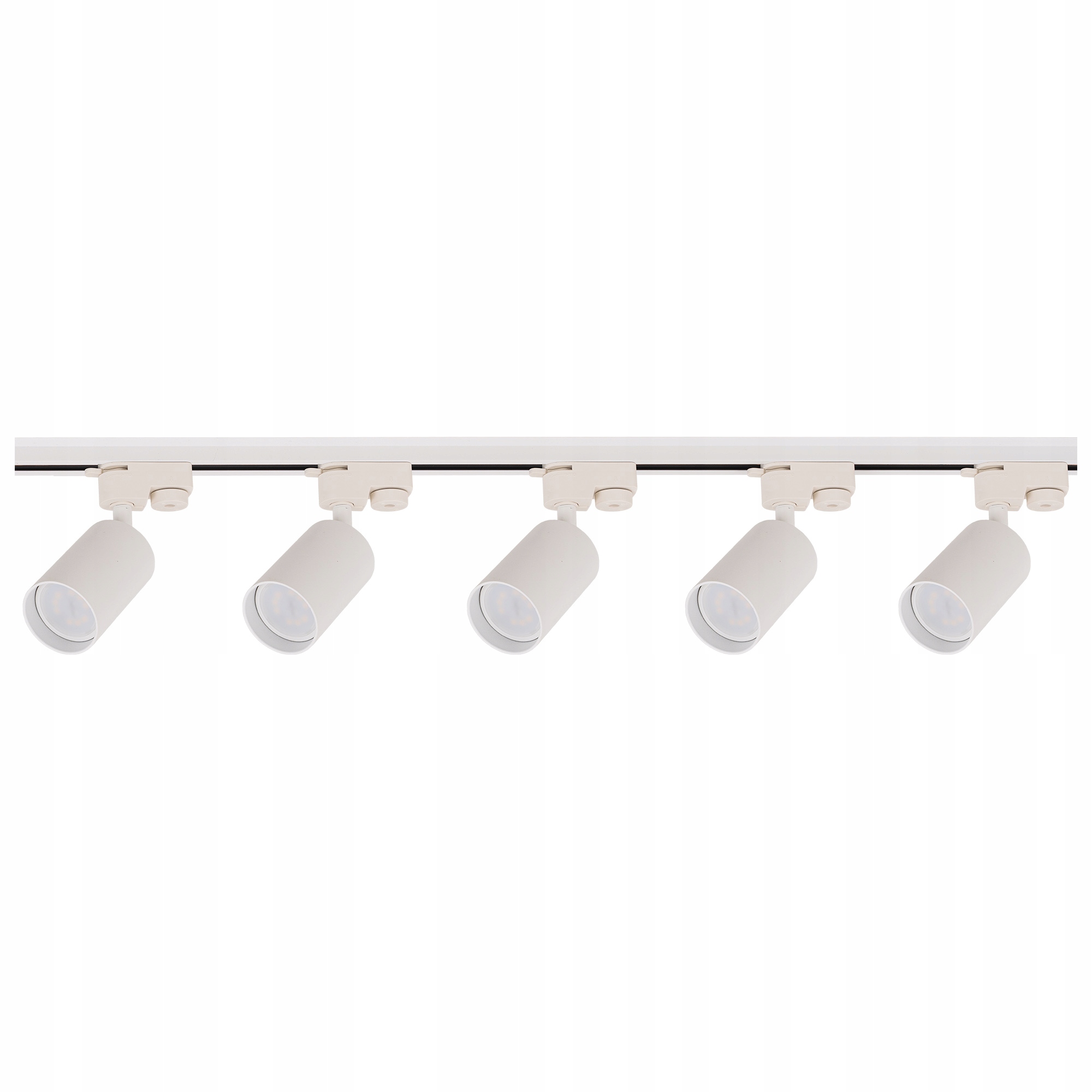 

Oświetlenie szynowe 5x Lampa GU10 biała listwa 1m