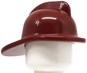 Lego tűzoltó sisak (3834) piros sötét