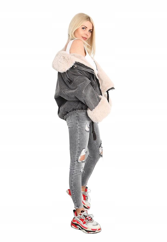 

Kurtka Jeansowa Z Futerkiem Katana Miś Futerko XL