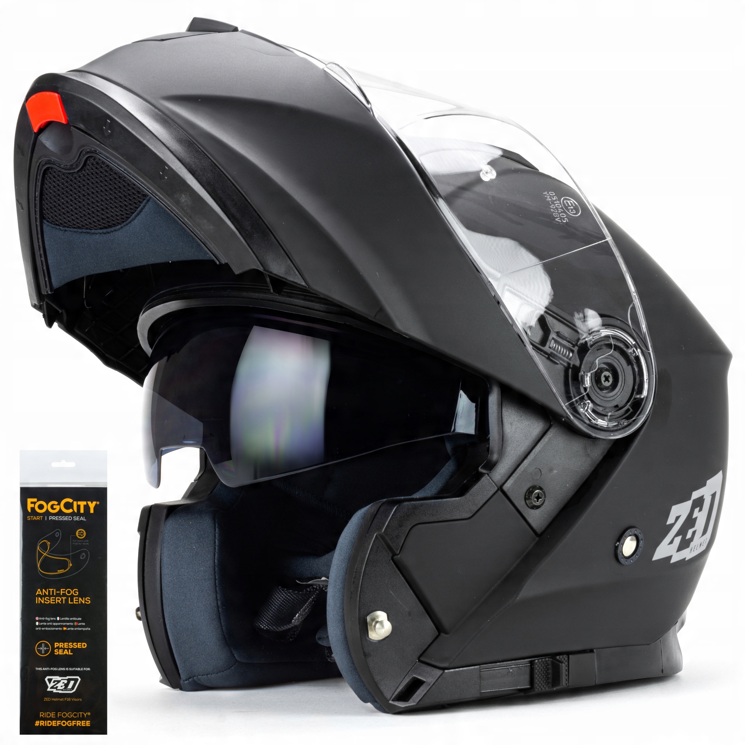 

Zed F18 Kask Motocyklowy Szczękowy +szyba Antifog