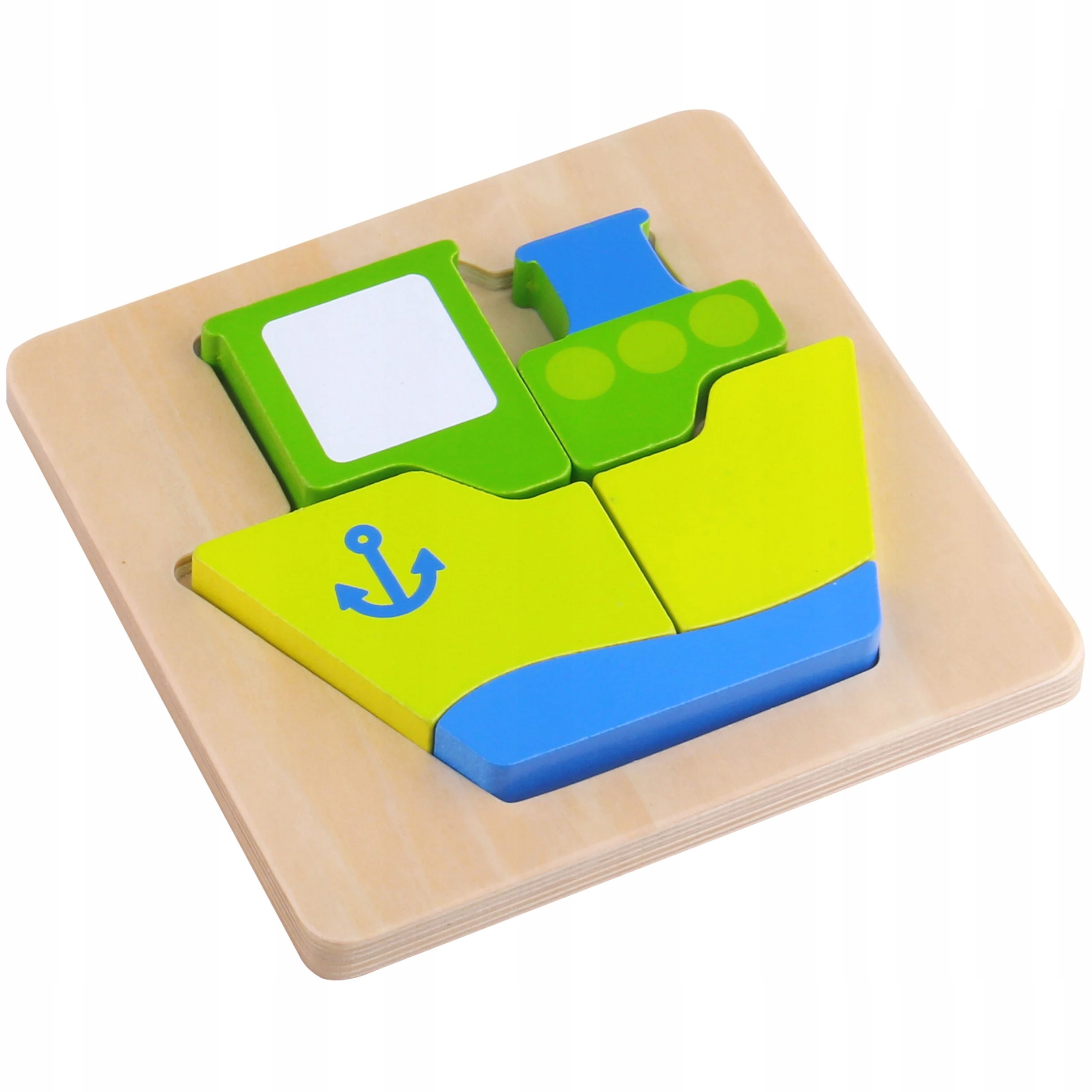 

Układanka Montessori Klock Puzzle 3D Dopasuj Edu