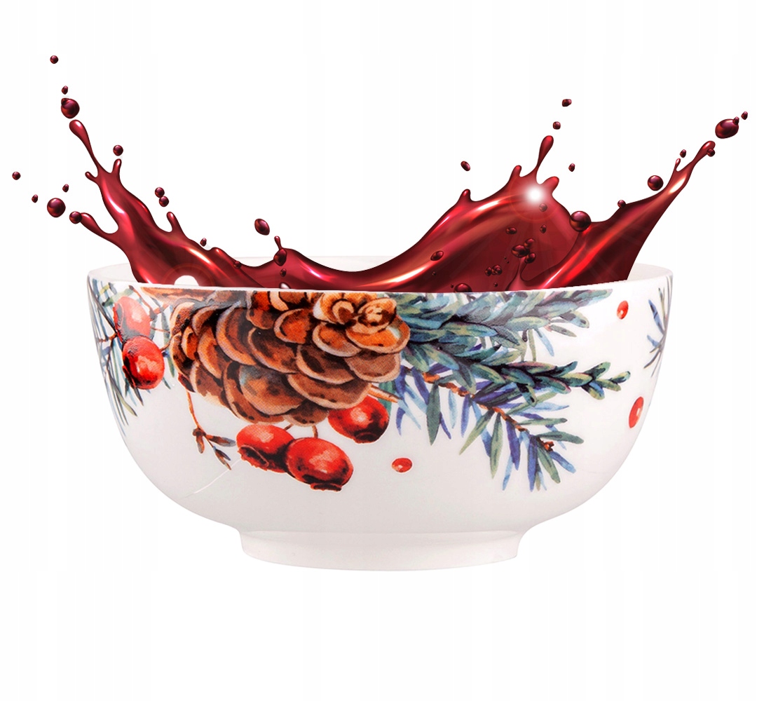 

Miseczka świąteczna Salaterka 14cm Cranberry 400ml