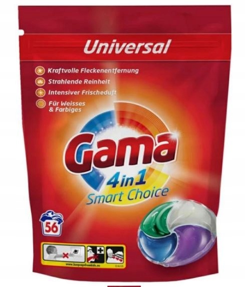 

Vizir Gama kapsułki do prania Universal 4in1 56szt
