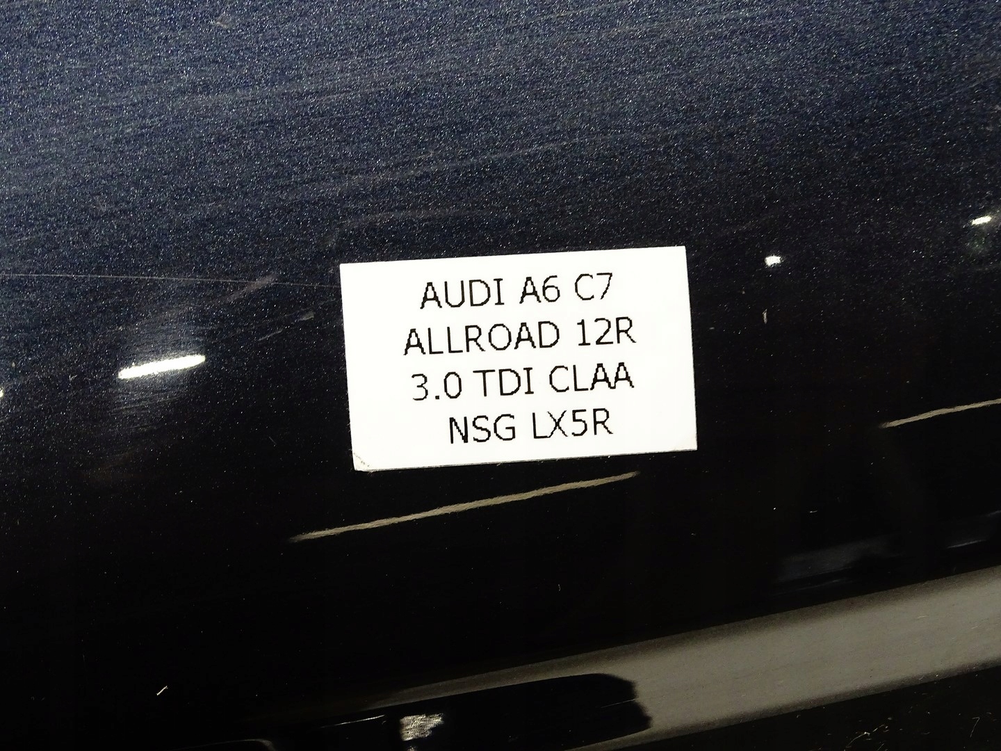 door left front left front AUDI A6 C7 KOMBI sedan ALLROAD LX5R