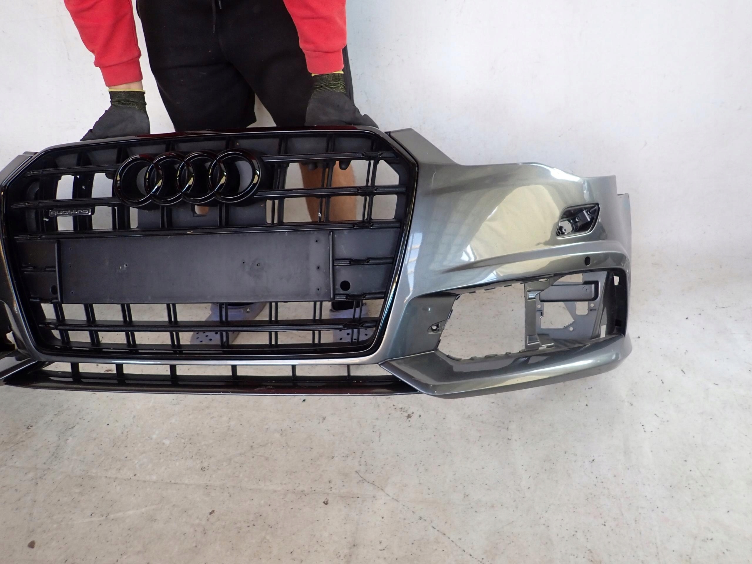 AUDI S6 C7 4G LIFT 14- bumper front grill SPR 4PDC