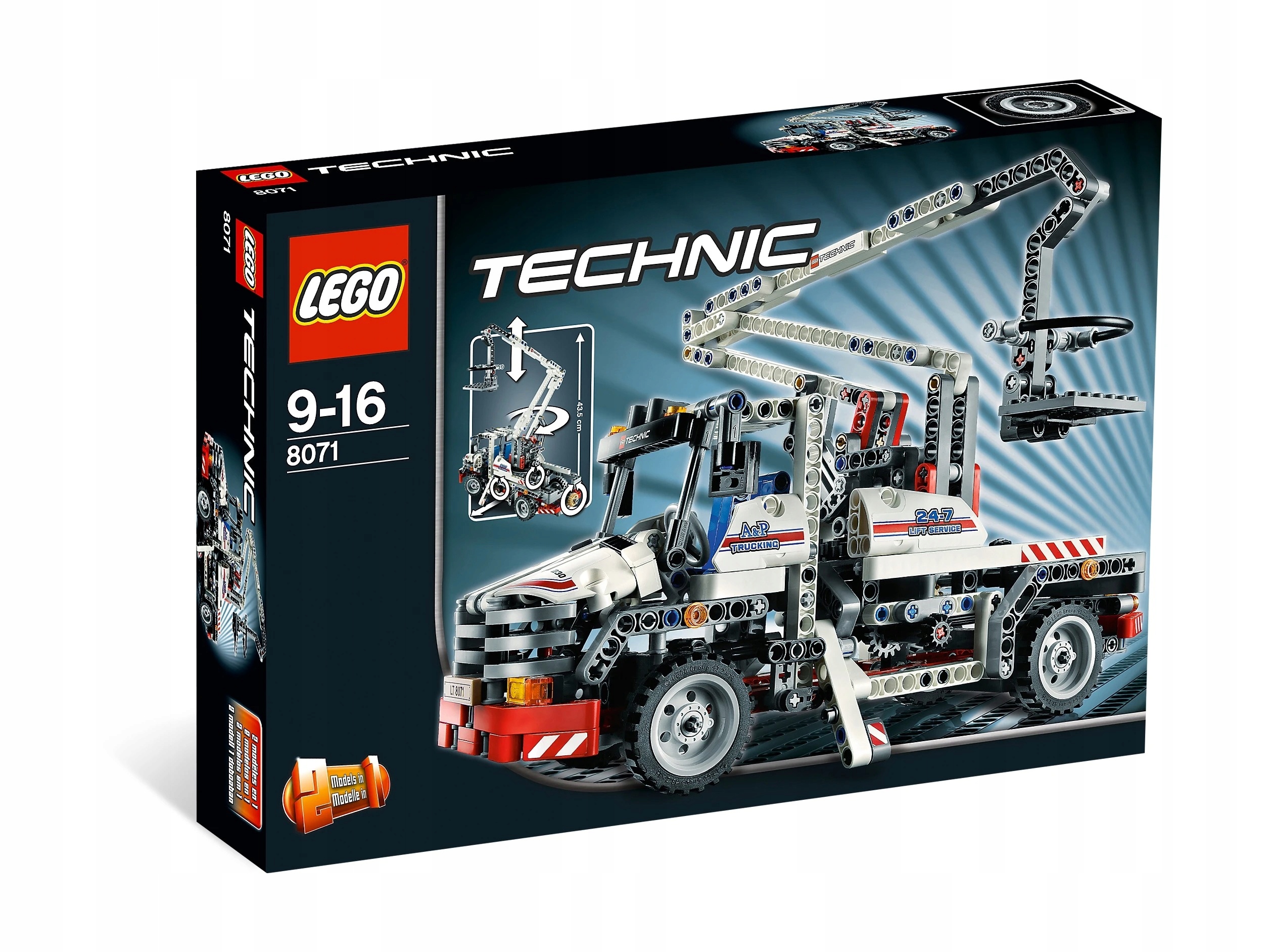 Klocki Lego Technic Zestaw Ciężarówka z przenośną szkrzynią 8071