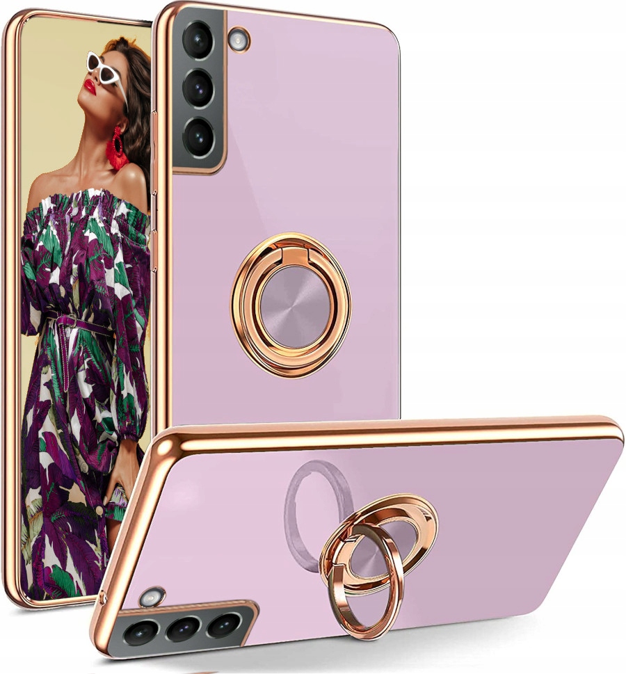 

Etui Case Silicone Ring Do Samsung S22 Szkło