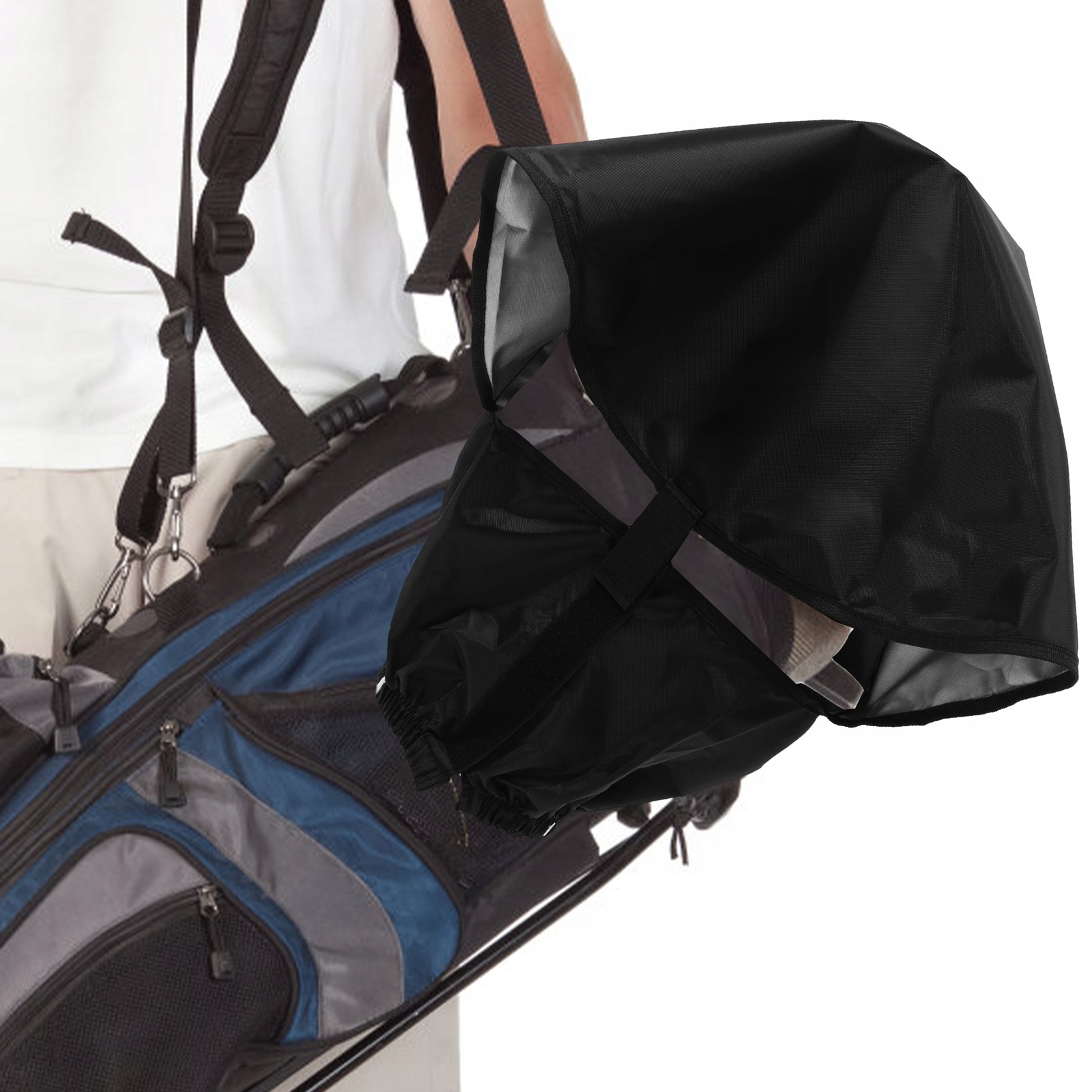 TORBA GOLFOWA Z KAPTUREM PRZECIWDESZCZOWYM POKRYWA PRZECIWPYŁOWA TORBA NA R Model 48668061