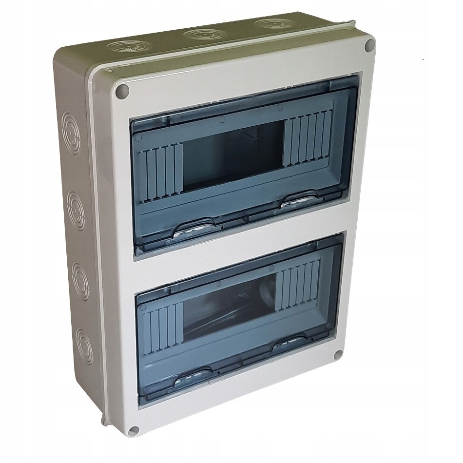 Rozdzielnica Skrzynka elektryczna natynkowa 2x 12 modułów IP65 Instalacyjna