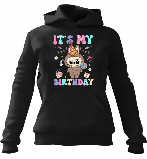 pánská mikina s kapucí Labubu Birthday 2 XL pro muže, muže a muže