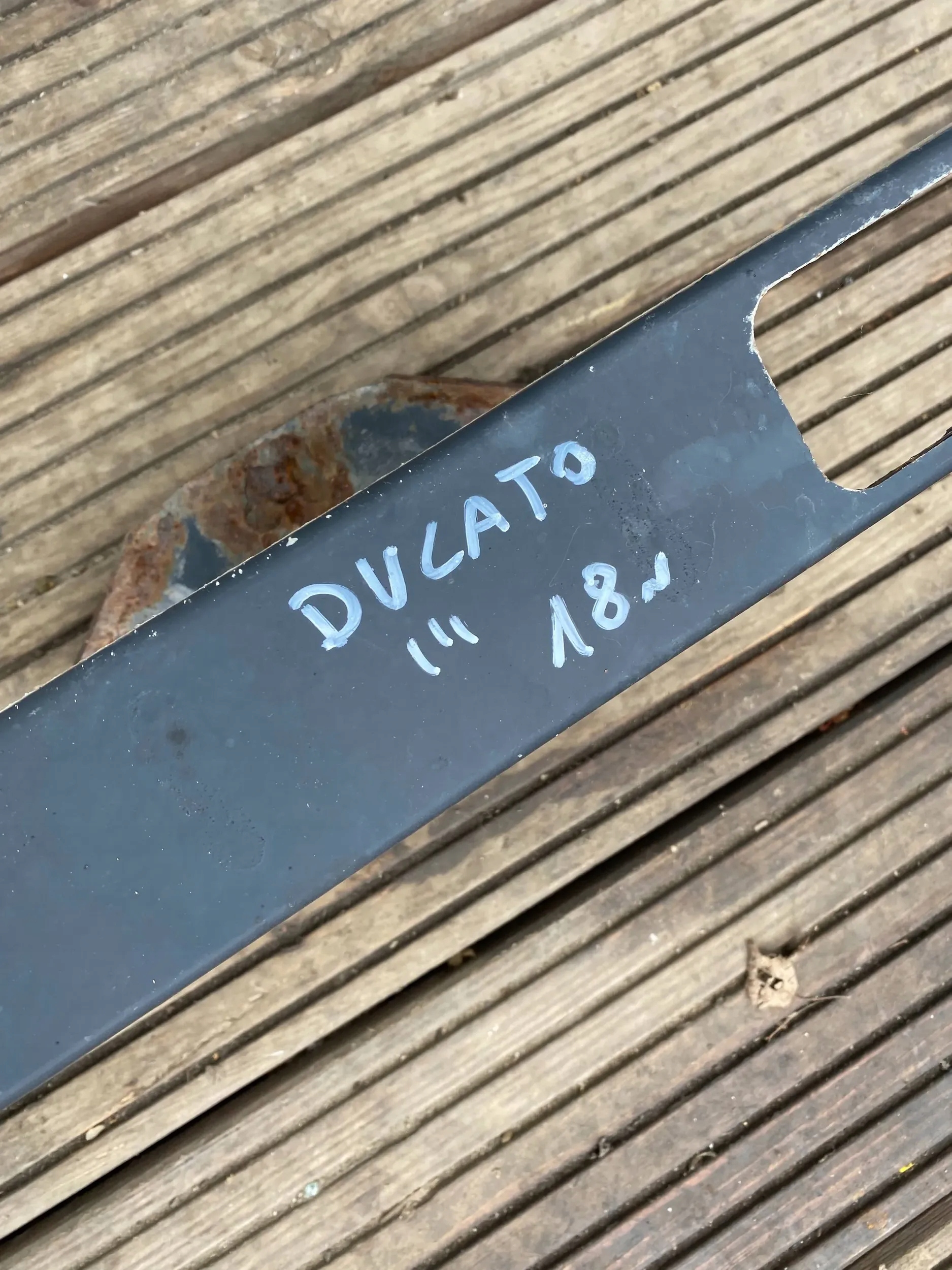 FIAT DUCATO III LIFT bumper support rear part
