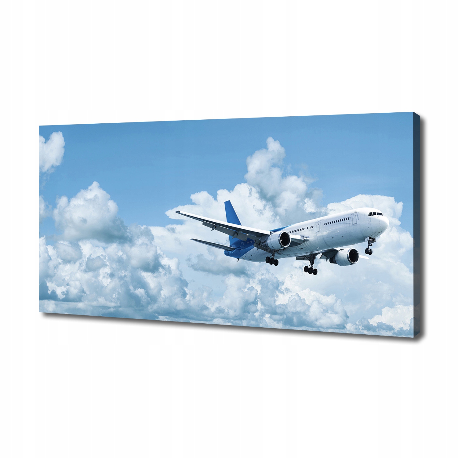 

Foto obraz na płótnie Samolot na niebie 140x70 cm