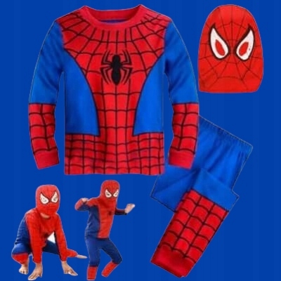 SPIDERMAN STRÓJ CZŁOWIEK PAJĄK M 110-116 KOSTIUM Rozmiar 110-116