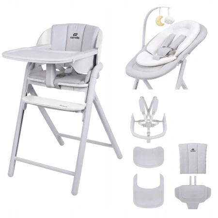 Carrello Tenero krzesełko do karmienia 3w1 od urodzenia, leżaczek krzesło