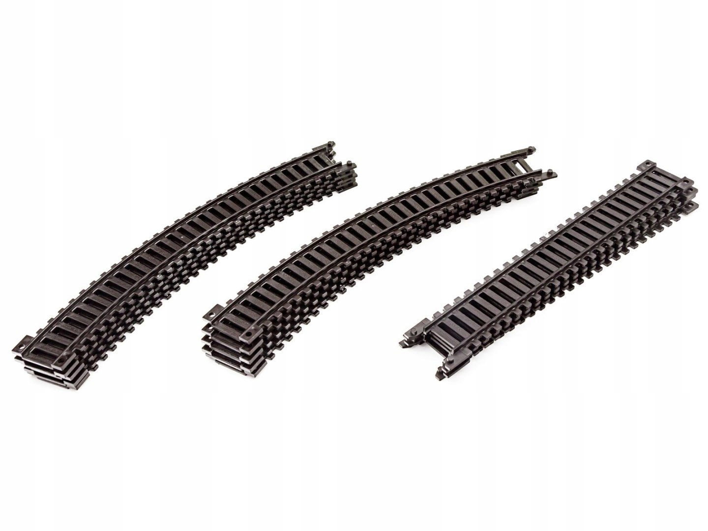 Kolejka rail king Parowóz + 3 Wagony Marka Kecja