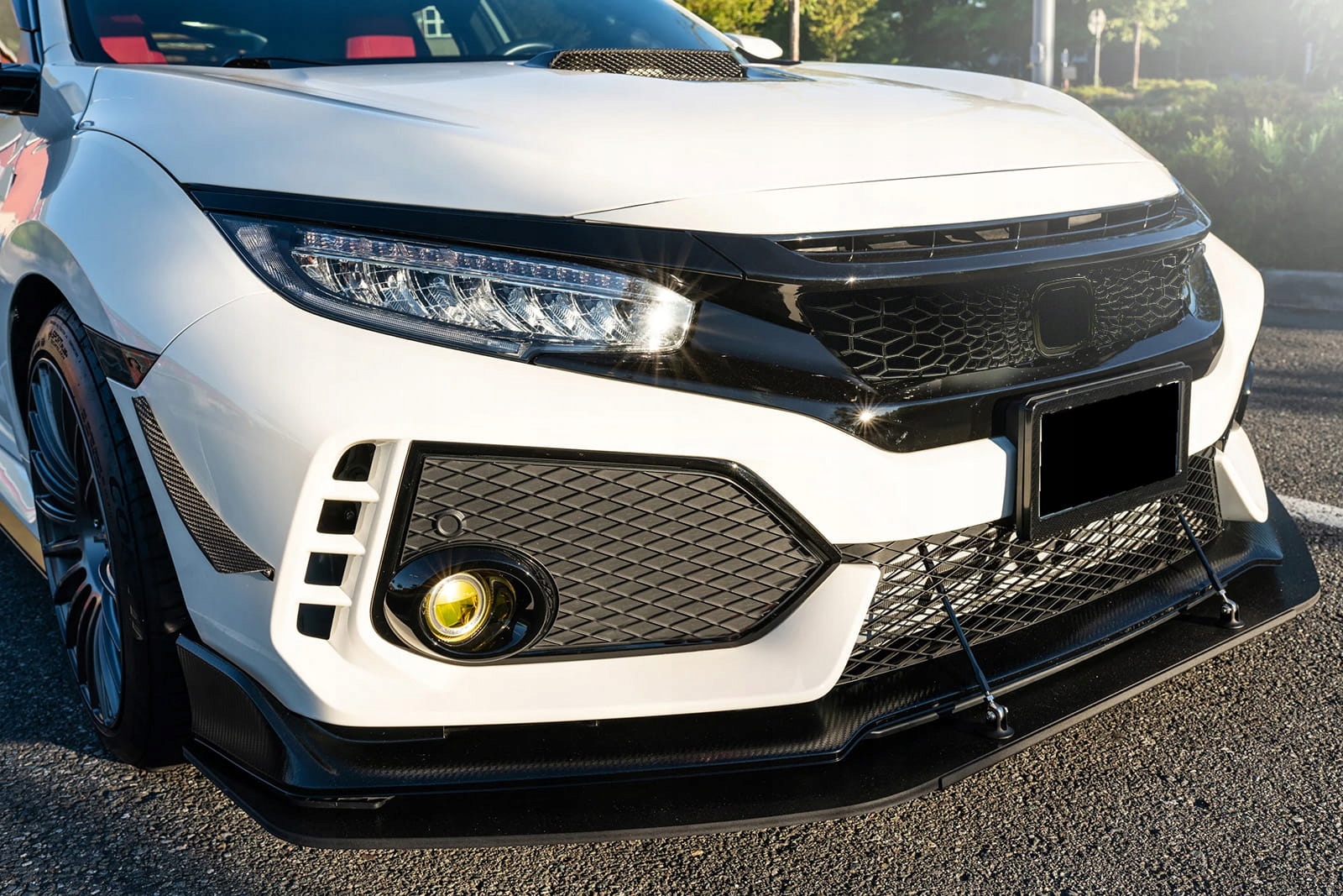GRILL PRZEDNI SPIDER NEST HONDA CIVIC X 2016-2018 Producent części Inny