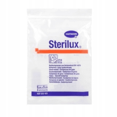 

Hartmann Sterilux 5x5 cm kompresy gazowe 3 szt.