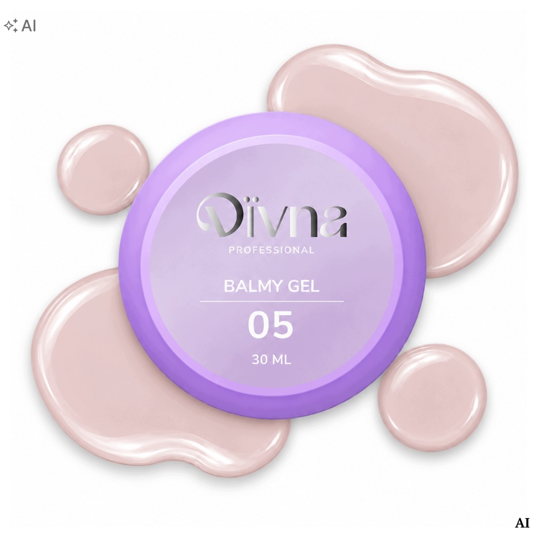 Divna Balmy Gel 05 s konzistencí báze 30 ml na nehty