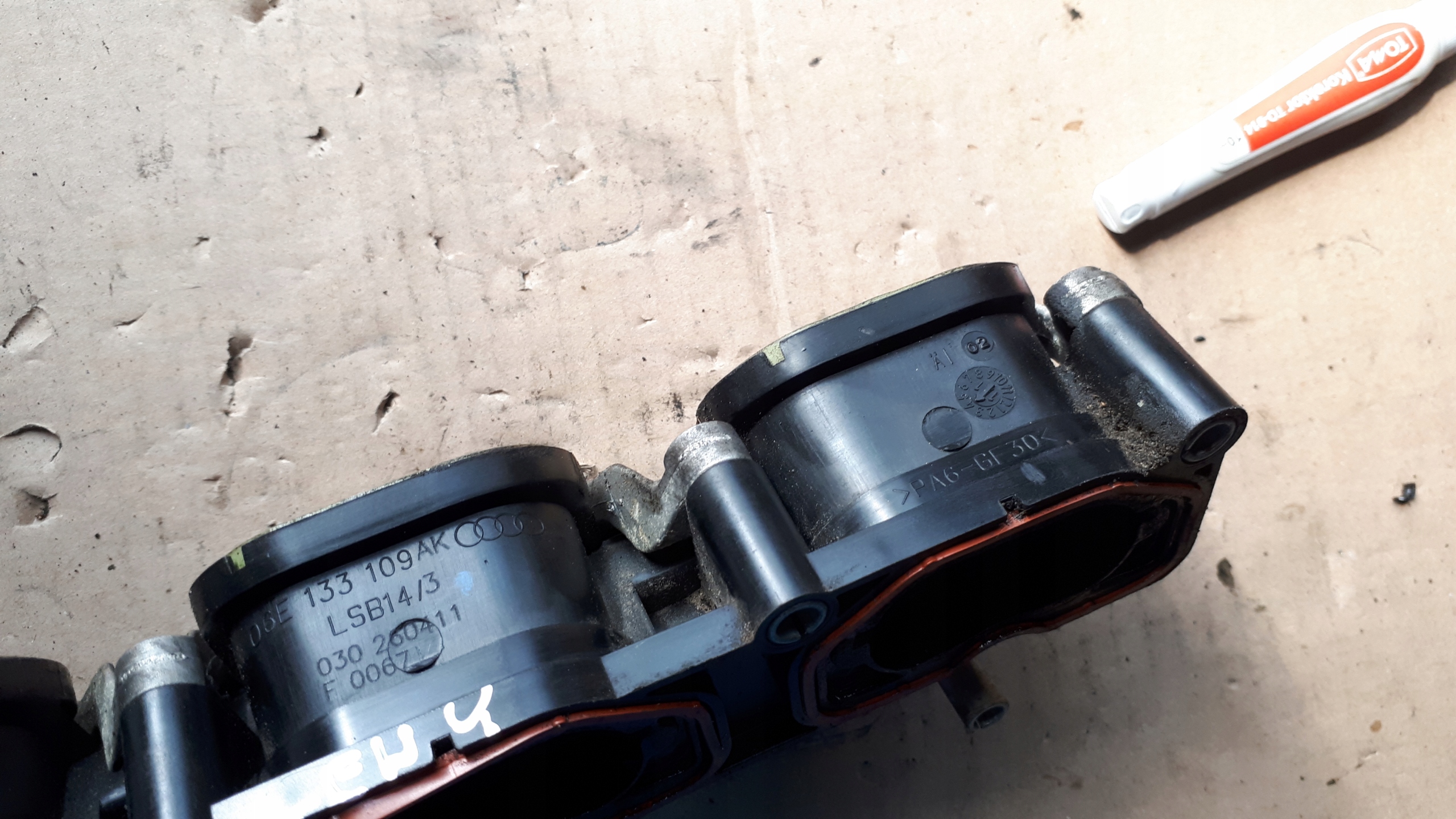 A6 C7 4G intake manifold left 3.0 TFSI S4 B8 S5 Q5