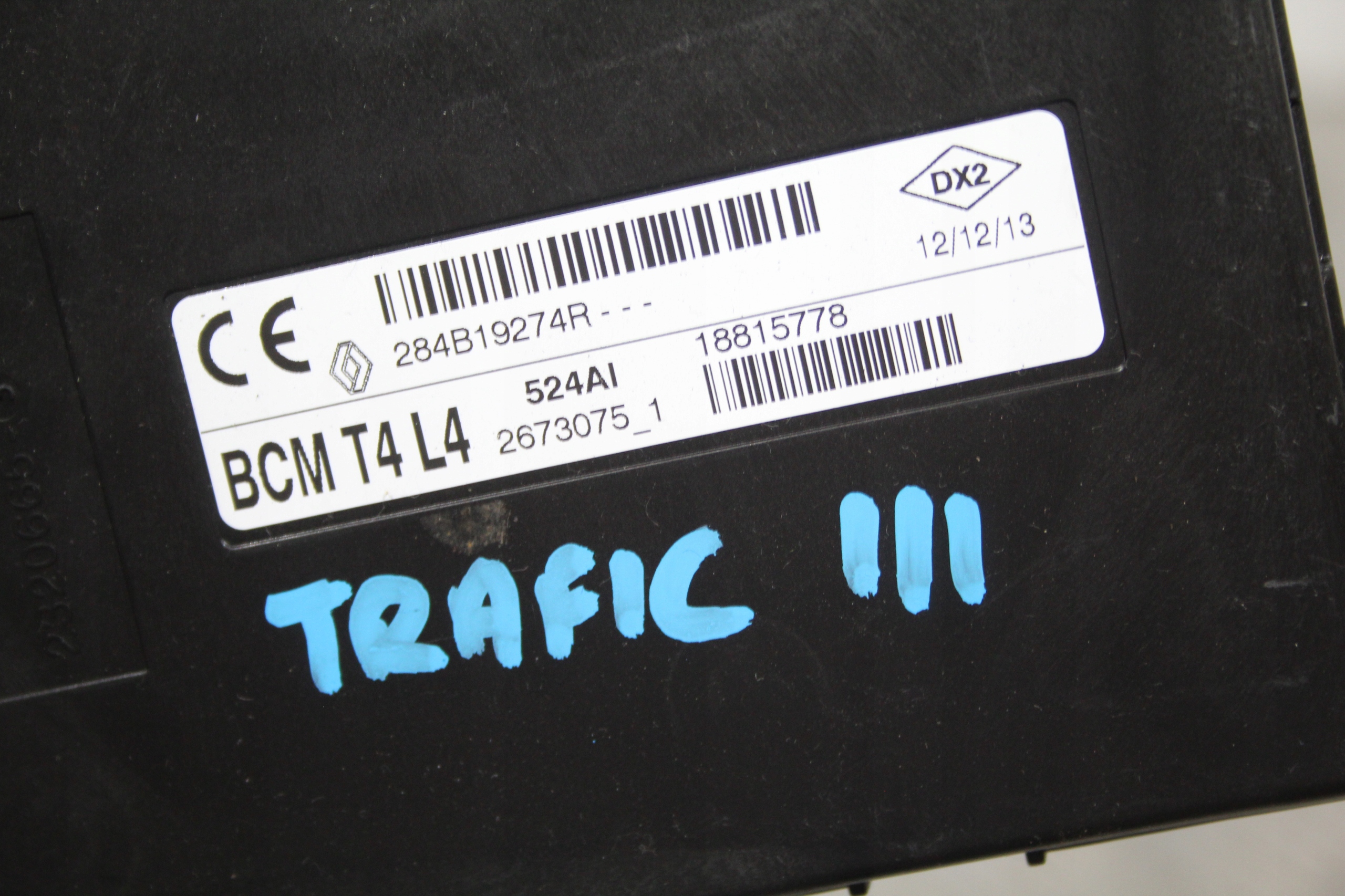module control unit BCM TRAFIC III 3 284B19274R