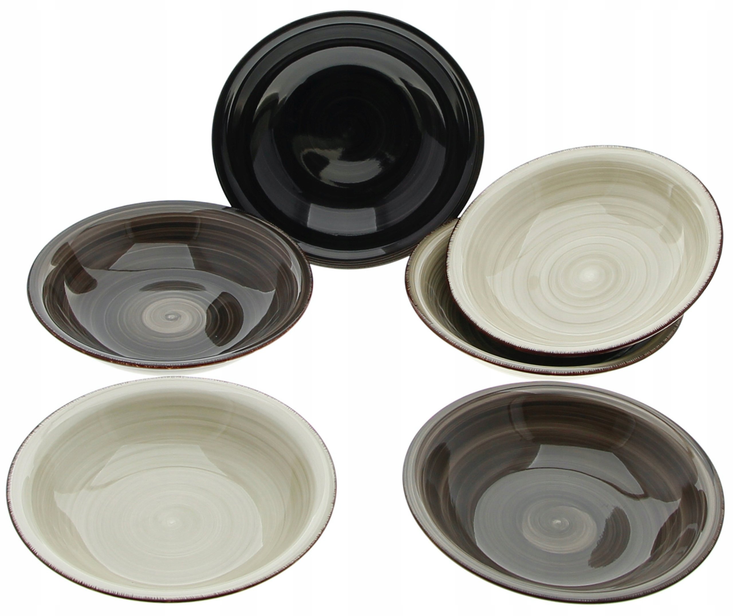 

Talerze Do Zupy Głębokie 21 cm Zestaw Dla 6 Osób