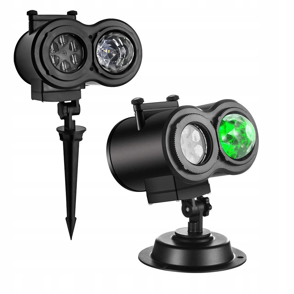 Led Vánoční Projektor 12 Vzorů Vnější Efekt Vlnění Vody Dálkové Ovládání