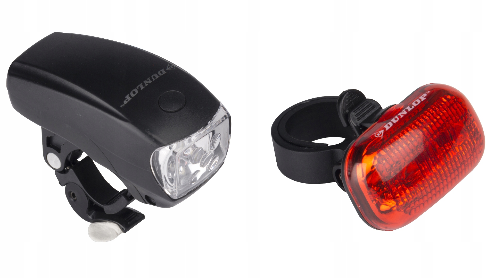 Światełka rowerowe światła LED przód + tył DUNLOP Marka Dunlop