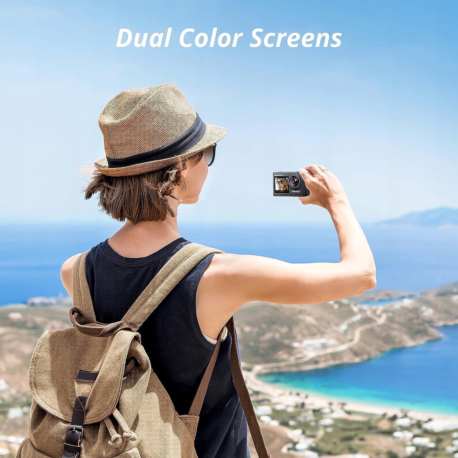 AKASO Brave 4 Pro Kamera Sportowa 4K 30FPS 20MP 64GB Podwodna — miniatura 2