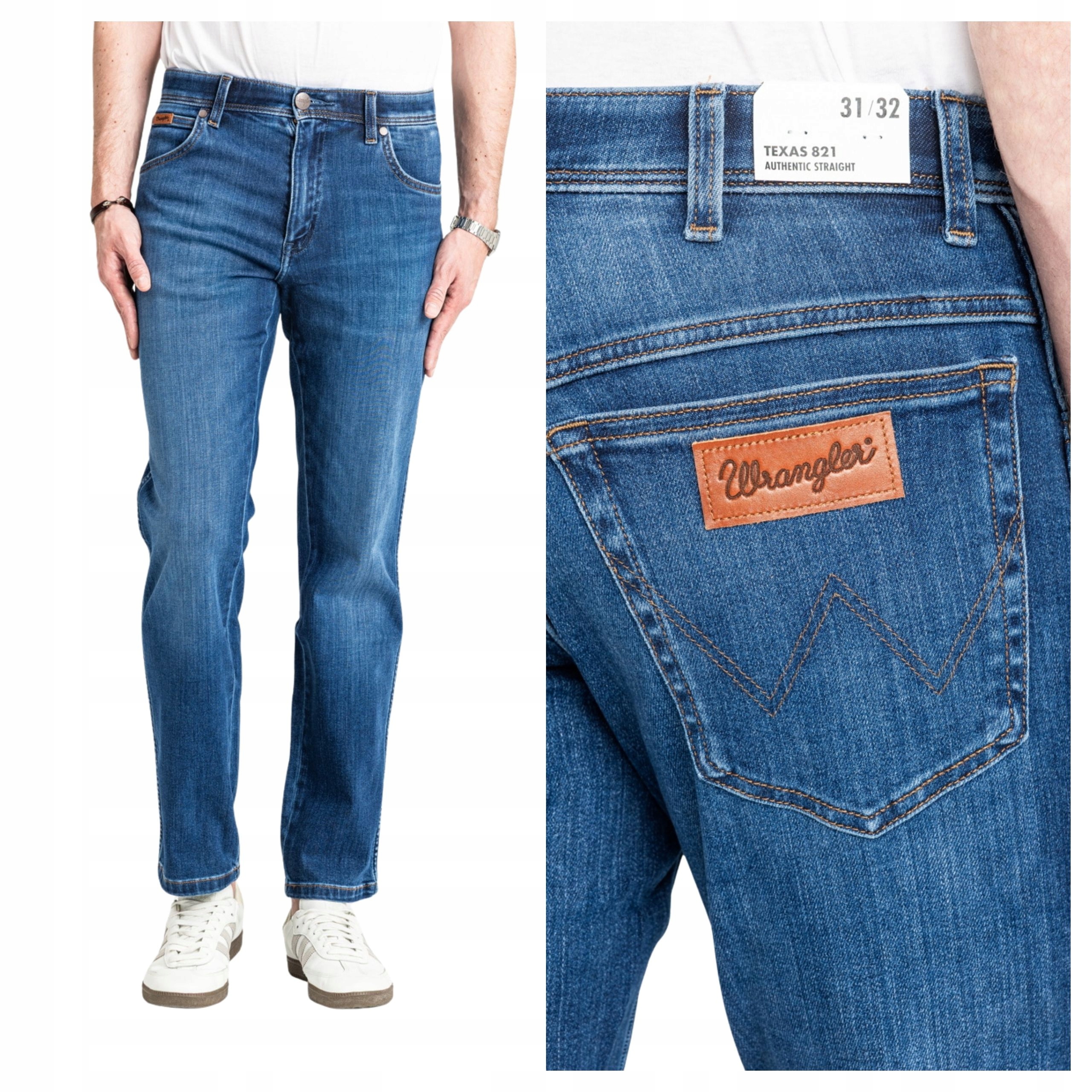 Pánské Kalhoty Wrangler Texas Verdant Tone 112364455 W34 L34