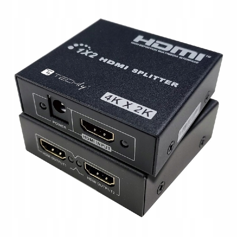 

Techly Aktywny Rozdzielacz Splitter Hdmi 1x2 4K