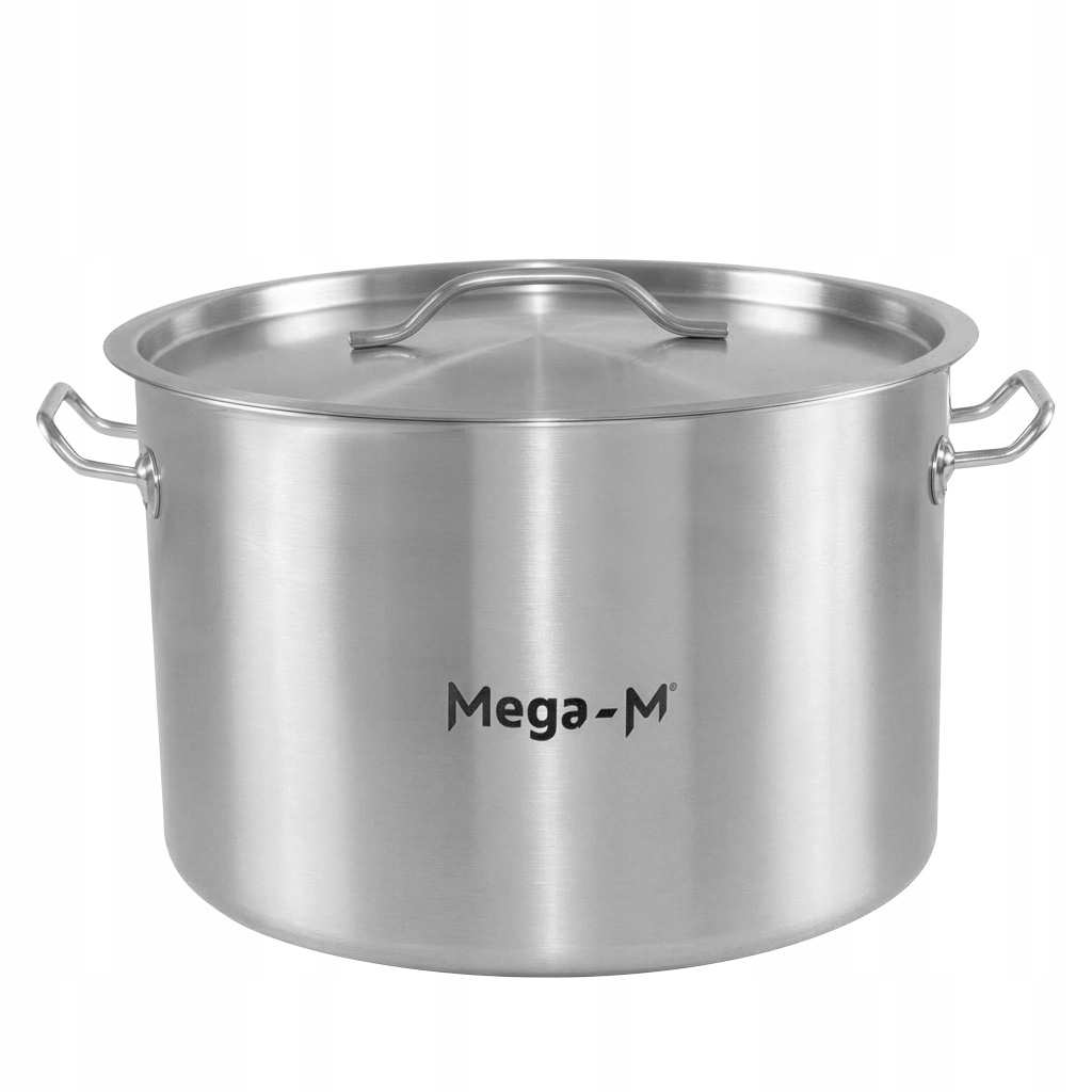 Indukční hrnec z nerezové oceli s Víkem 24 l, průměr 36 cm, Standard