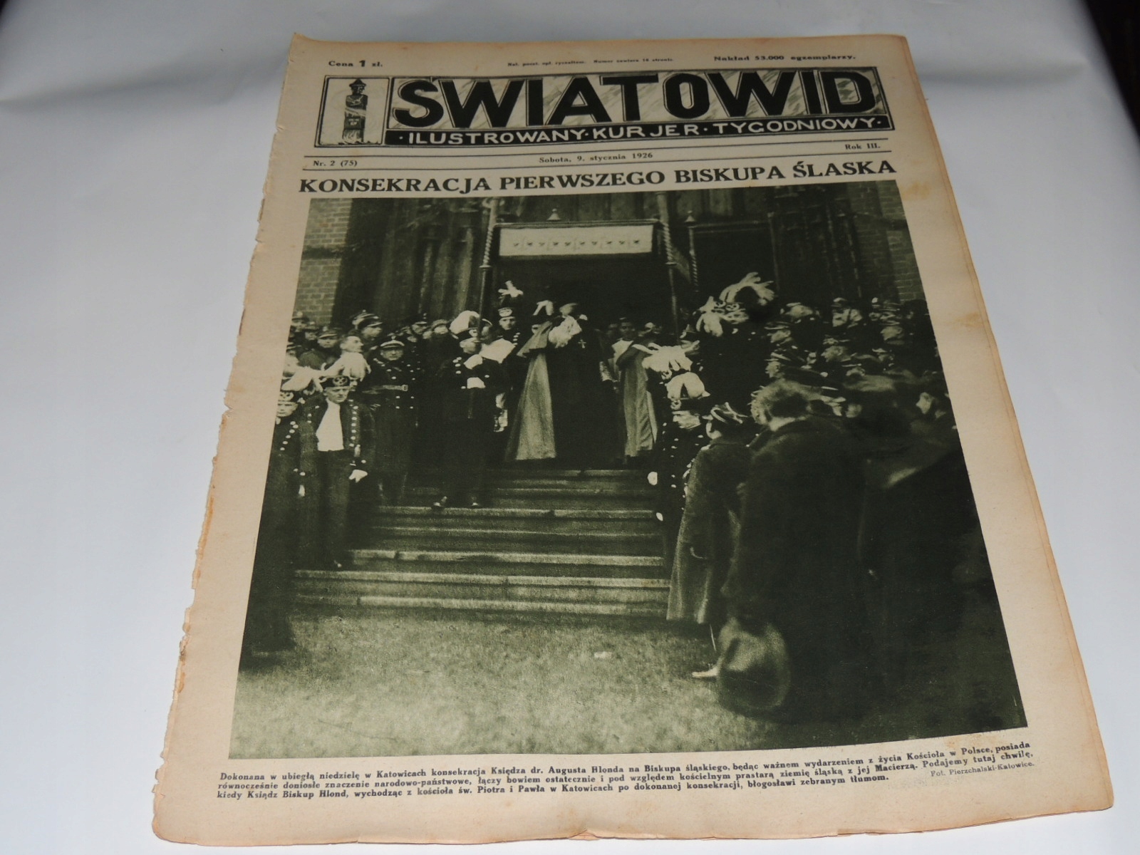 ŚWIATOWID 2/1926 Ignacy Paderewski w Ameryce