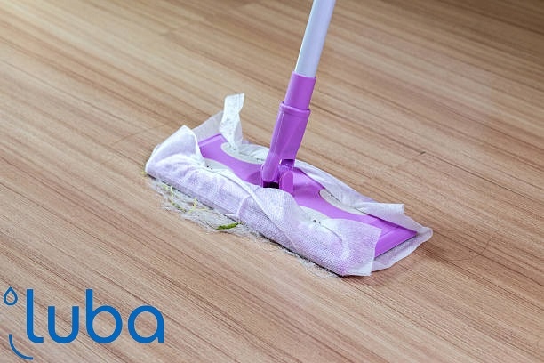 LUBA Comfort Extra Duże Nawilżane ŚCIERKI do Podłóg DREWNIANYCH do Mopów Marka Luba