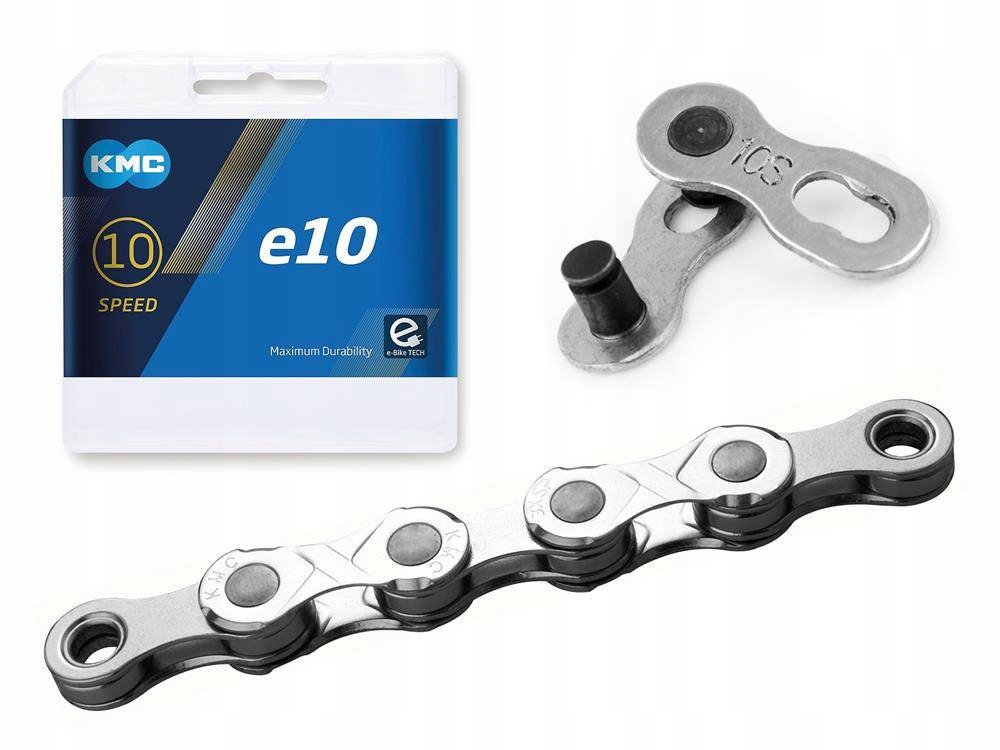 Řetěz na kolo Kmc e10 E-Bike 122 články 10 řadý, 5,88 mm, spojka