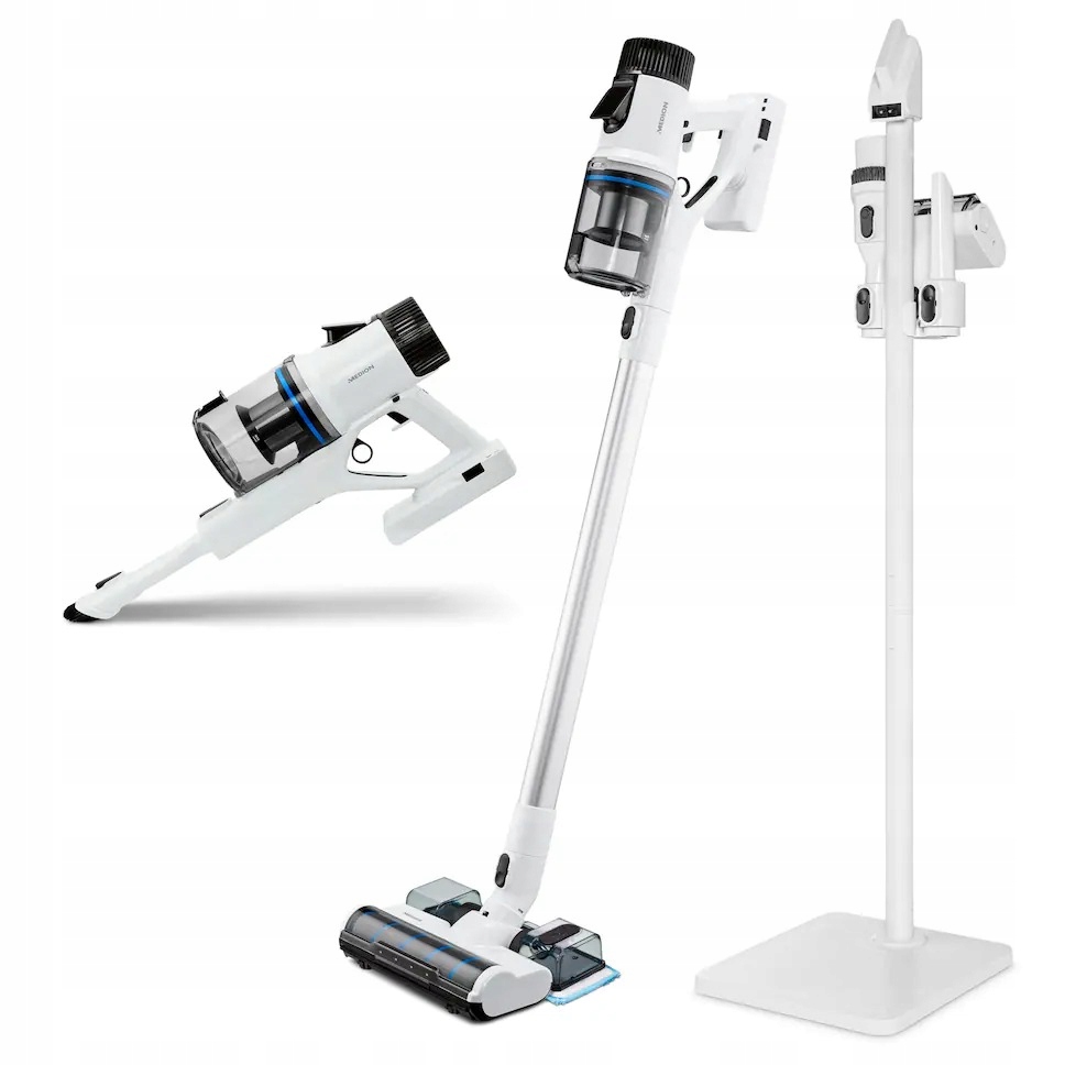 Odkurzacz Bezprzewodowy Z Funkcją Mopowania Medion P400S 400W Stojak