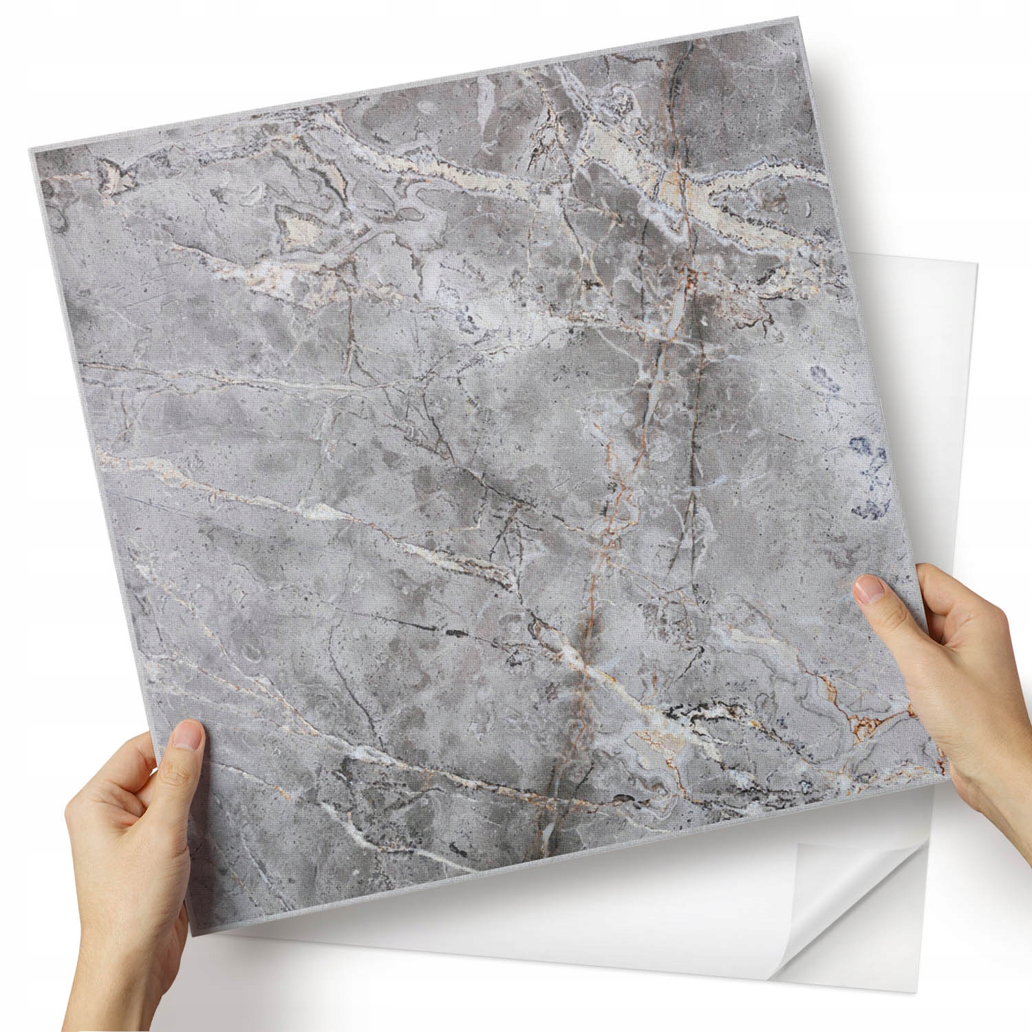Sada vinylových panelů Snadná montáž Motiv kamenné struktury 4x50x50 cm