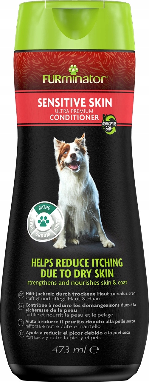 FURminator Sensitive Skin Ultra Premium – kondicionér pro psy – 473 ml