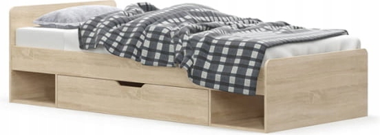 

Łóżko Pojedyncze z Pojemnikiem 90x200 Tips